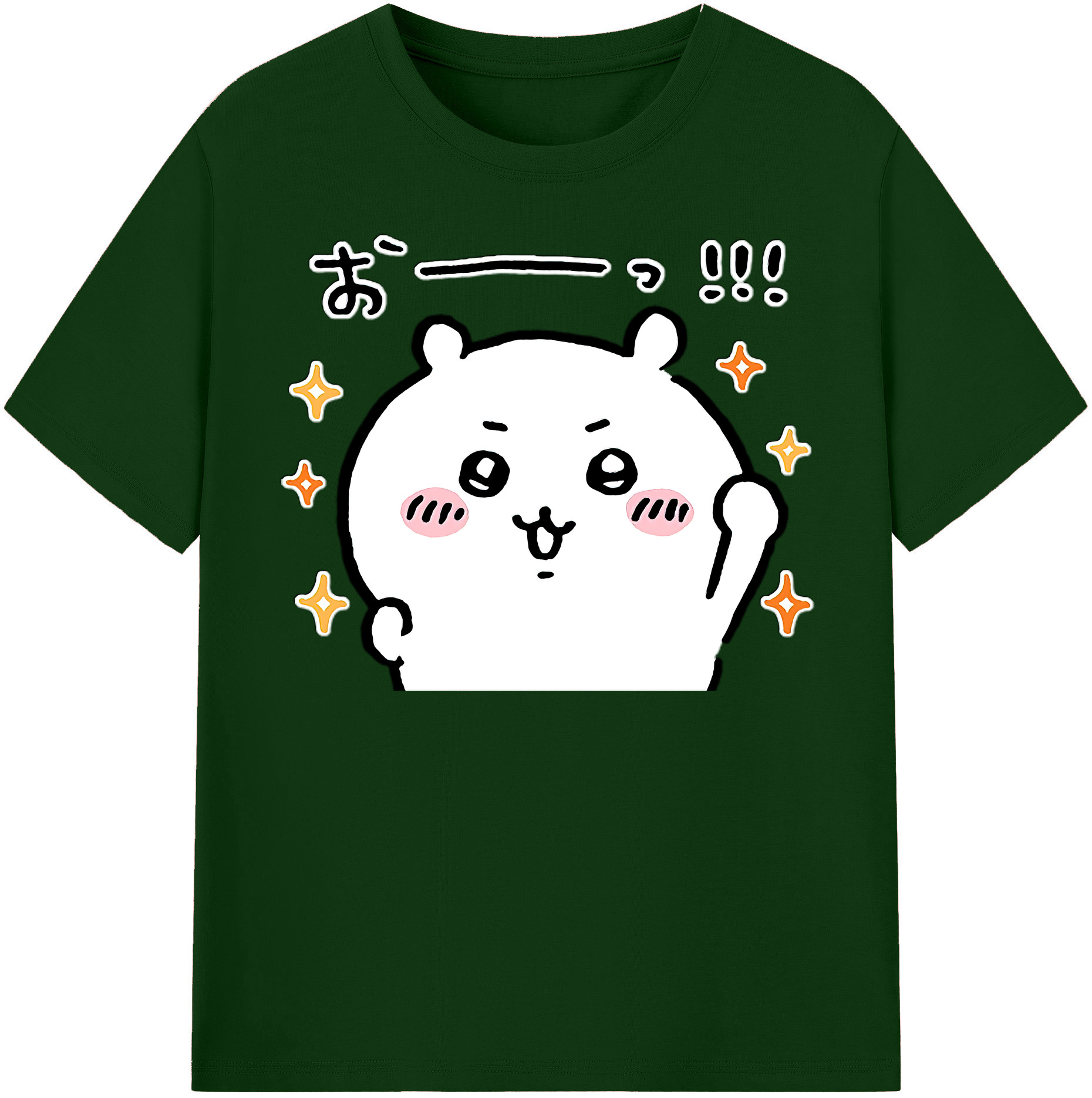 （画像用） ちいかわ ちいかわ Chii-kawa chiikawa 綿100％半袖Tシャツ（フロントプリント）